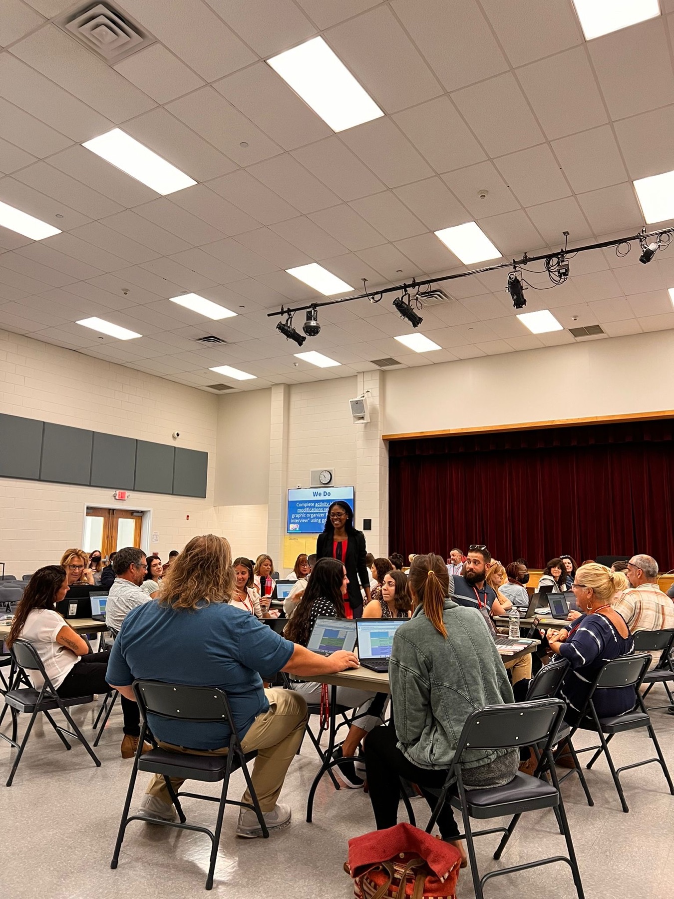Dr. Joyce coaching educators